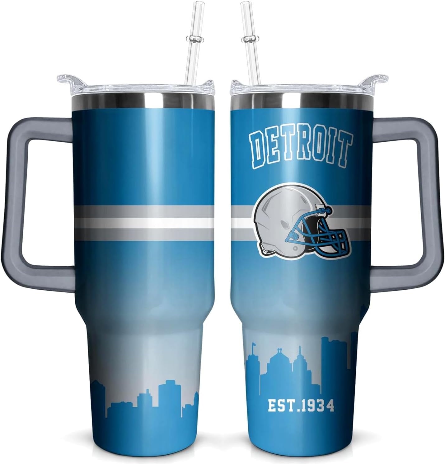 Kansas City 40 OZ Football Tumbler - Lighted Tumbler