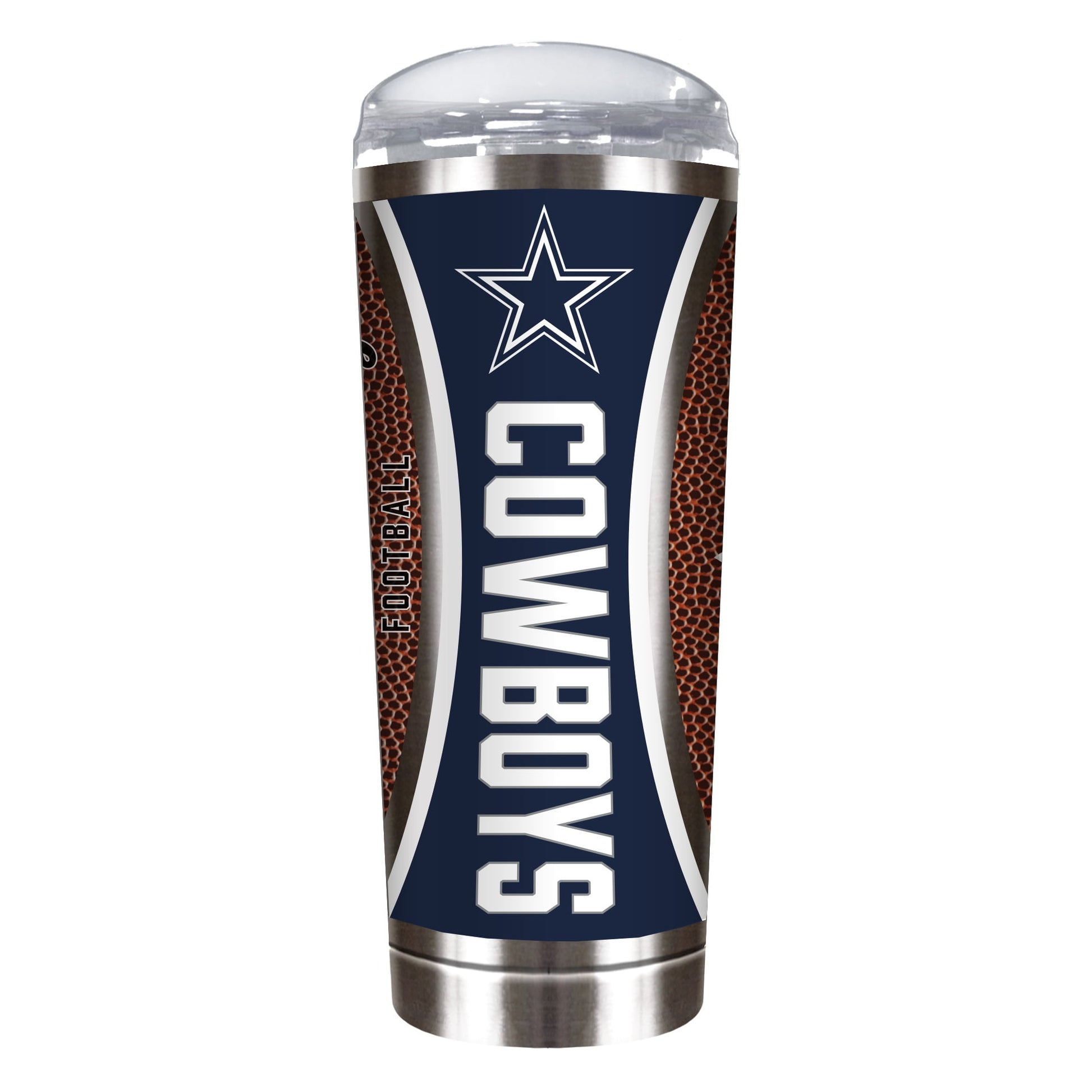 Dallas Cowboys 18 Ounce Roadie Tumbler with Gameball Graphics