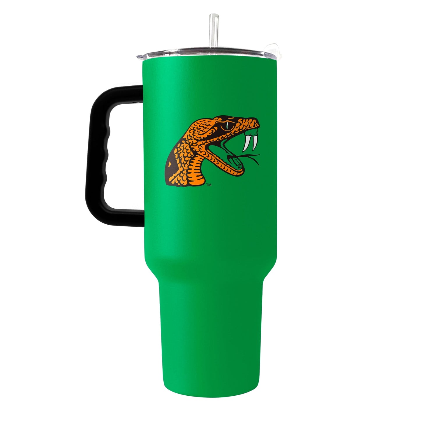 Florida A&M Rattlers 40oz. Flipside Powder Coat Tumbler with Handle