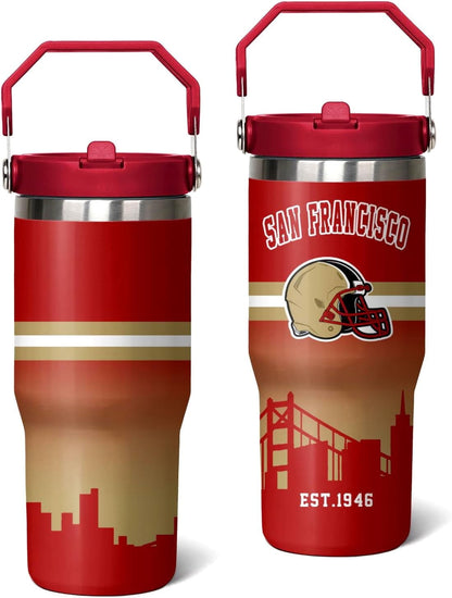 Kansas City 40 OZ Football Tumbler - Lighted Tumbler