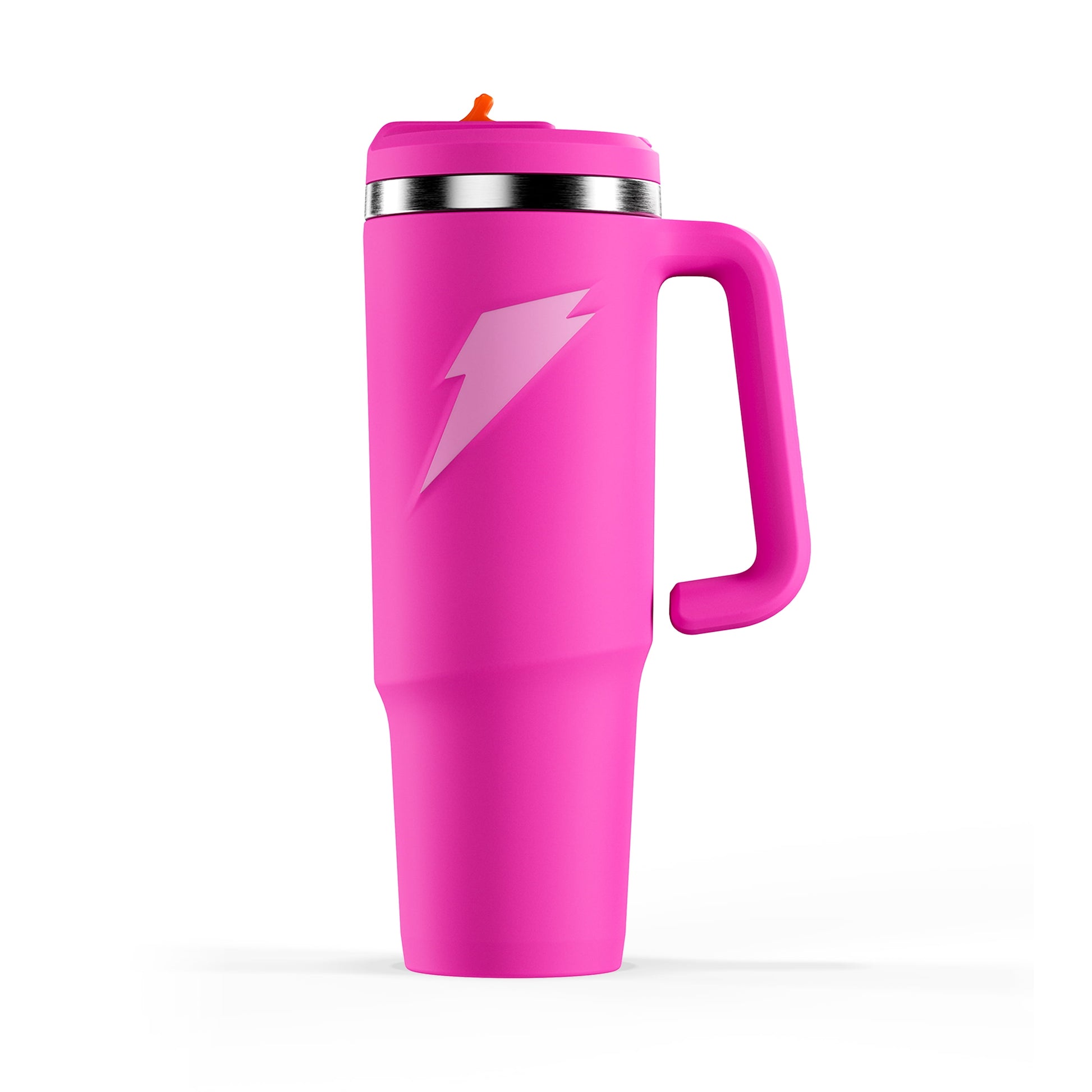 Gatorade Crossover Stainless Steel Tumbler Bottle, Pink, Double-Wall Insulation, 36 fl oz​
