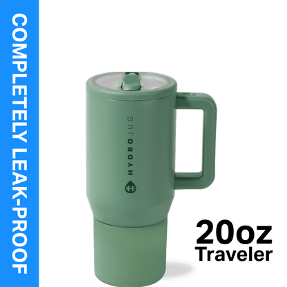 HydroJug Traveler 20 oz Water Bottle - Lighted Tumbler