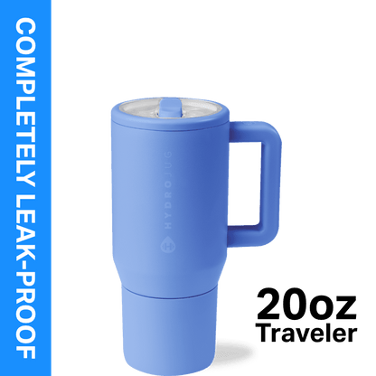 HydroJug Traveler 20 oz Water Bottle - Lighted Tumbler