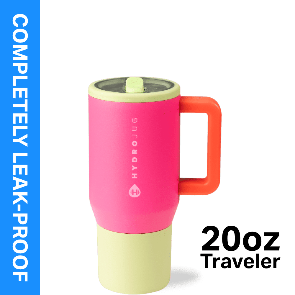 HydroJug Traveler 20 oz Water Bottle - Lighted Tumbler