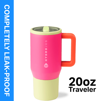 HydroJug Traveler 20 oz Water Bottle - Lighted Tumbler