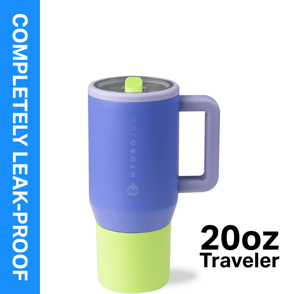 HydroJug Traveler 20 oz Water Bottle - Lighted Tumbler