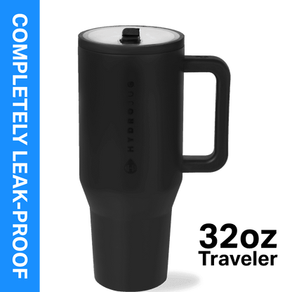 HydroJug Traveler 32 oz Water Bottle - Lighted Tumbler