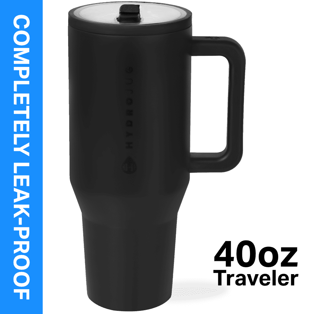 HydroJug Traveler 40 oz Water Bottle - Lighted Tumbler