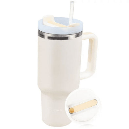 Oserlo 40 oz Travel Cup with Lid and Straw, 304 Stainless Steel Tumbler for Hot and Cold Beverages, Coffee Mug, Reusable Vacuum Cl