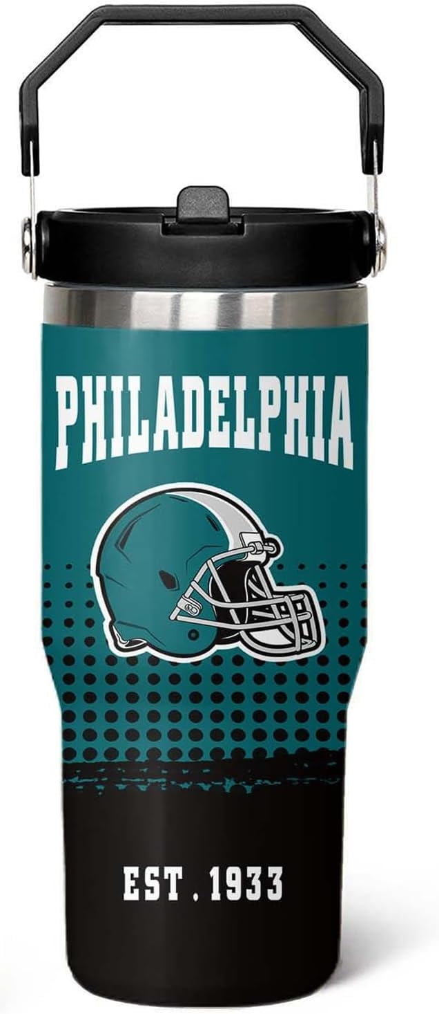Kansas City 40 OZ Football Tumbler - Lighted Tumbler