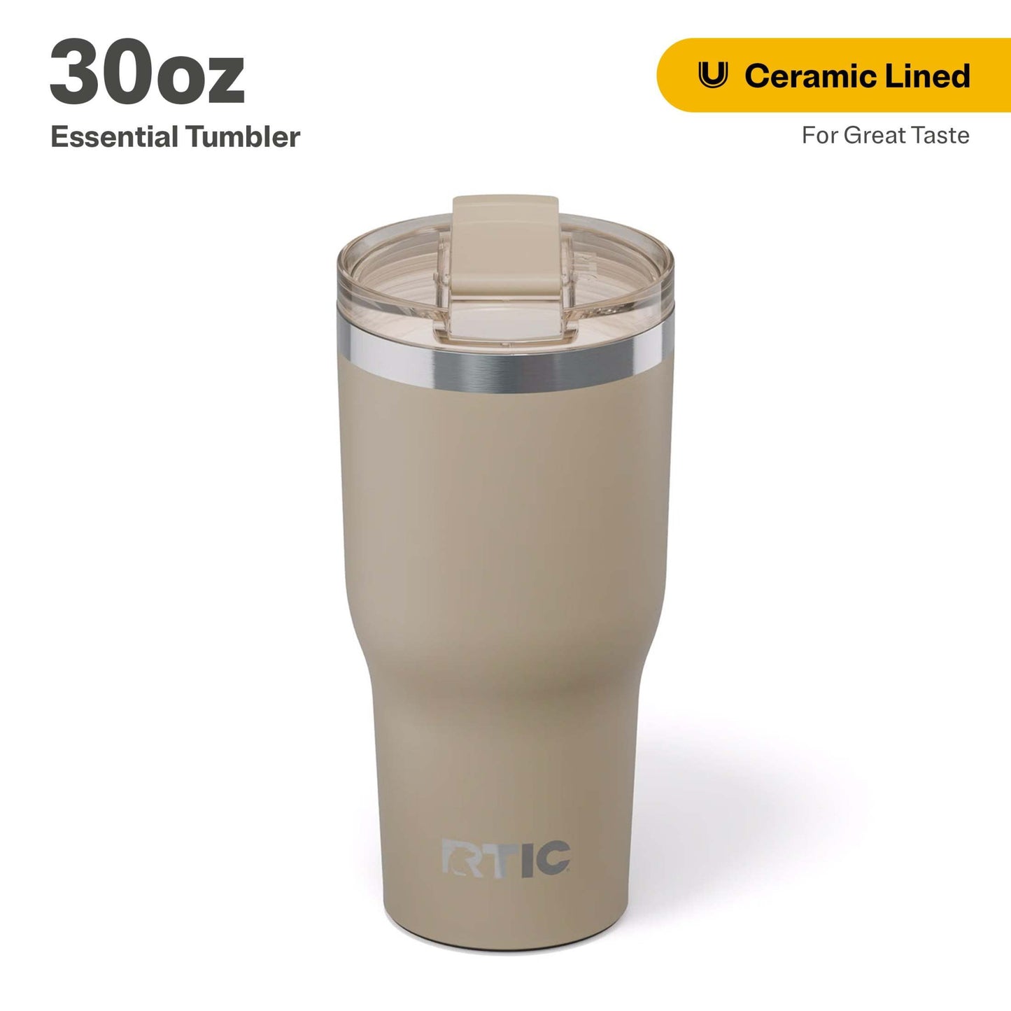RTIC 30 oz Ceramic Lined Insulated - Lighted Tumbler