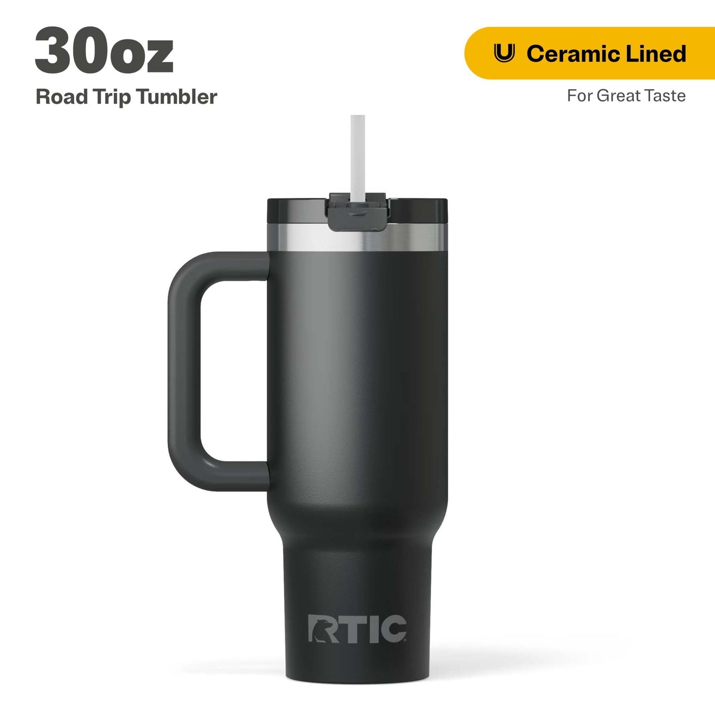 RTIC 30 oz Ceramic Lined Road - Lighted Tumbler