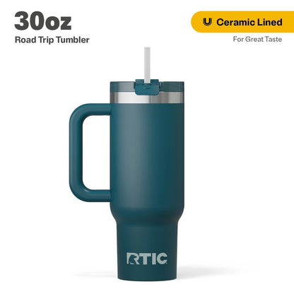 RTIC 30 oz Ceramic Lined Road Trip Tumbler - Lighted Tumbler