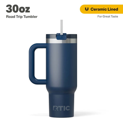 RTIC 30 oz Ceramic Lined Road Trip Tumbler - Lighted Tumbler