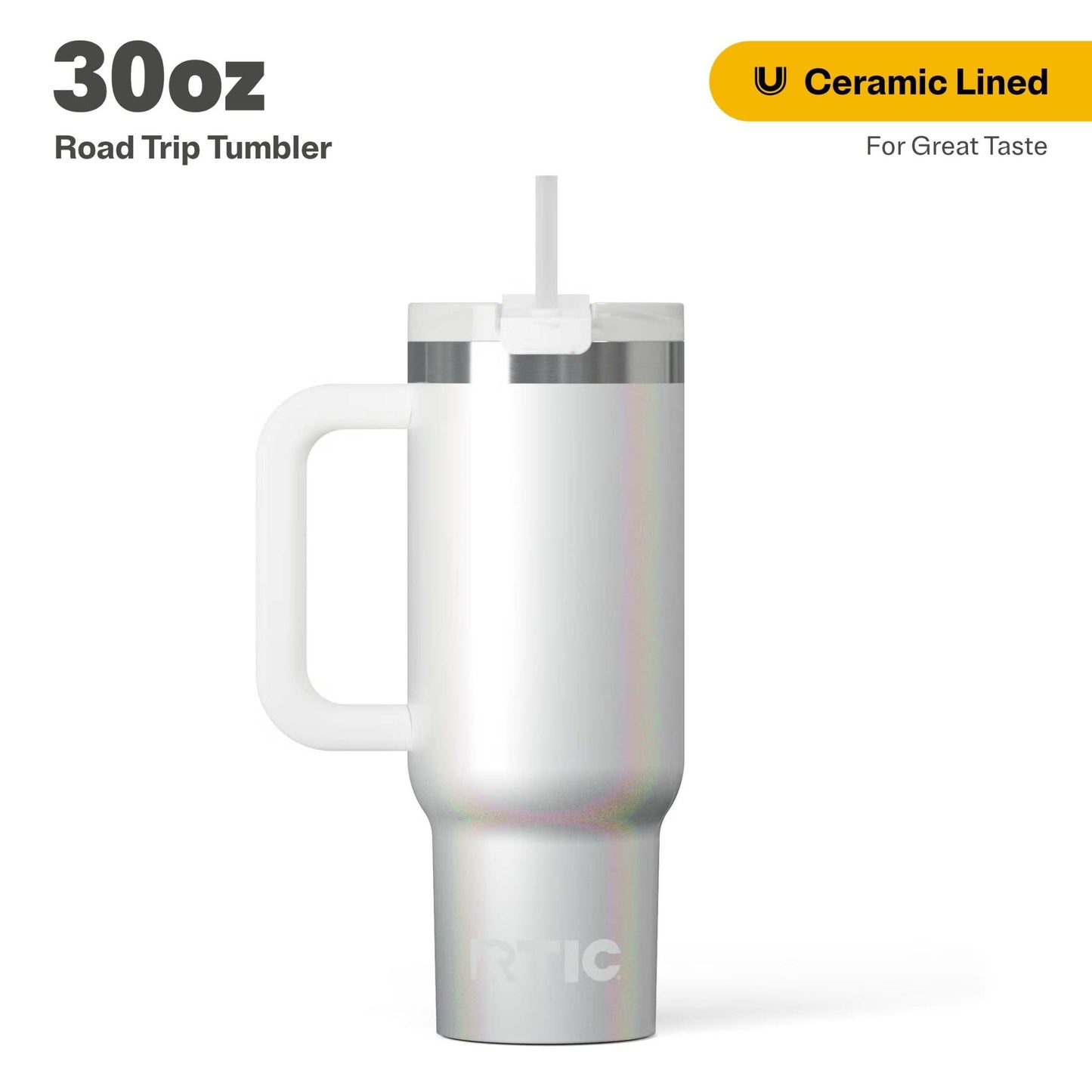 RTIC 30 oz Ceramic Lined Road - Lighted Tumbler