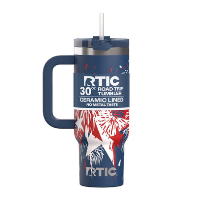 RTIC 30 oz Ceramic Lined Road Trip Tumbler - Lighted Tumbler