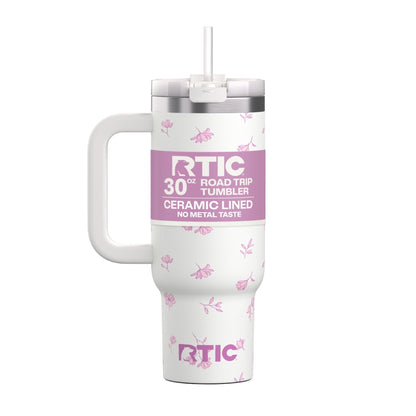 RTIC 30 oz Ceramic Lined Road Trip Tumbler - Lighted Tumbler
