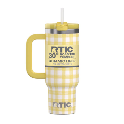 RTIC 30 oz Ceramic Lined Road Trip Tumbler - Lighted Tumbler