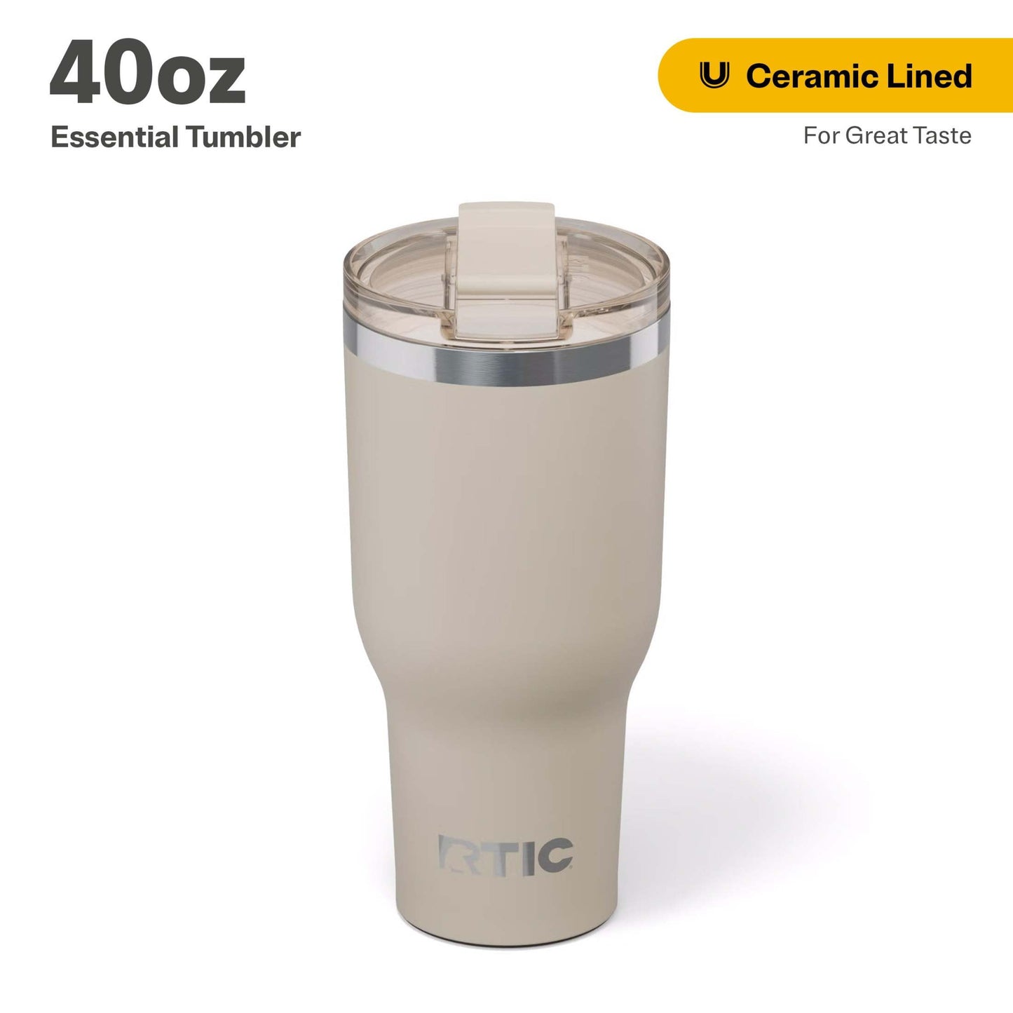 RTIC 40 oz Ceramic Lined Insulated - Lighted Tumbler