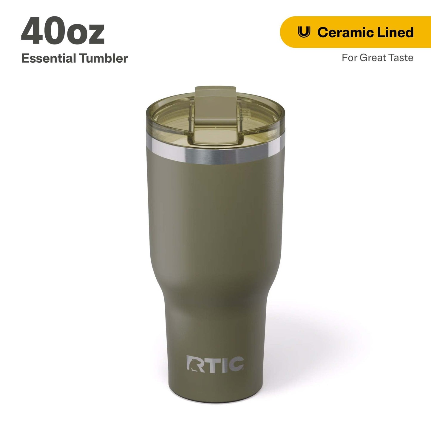 RTIC 40 oz Ceramic Lined Insulated - Lighted Tumbler
