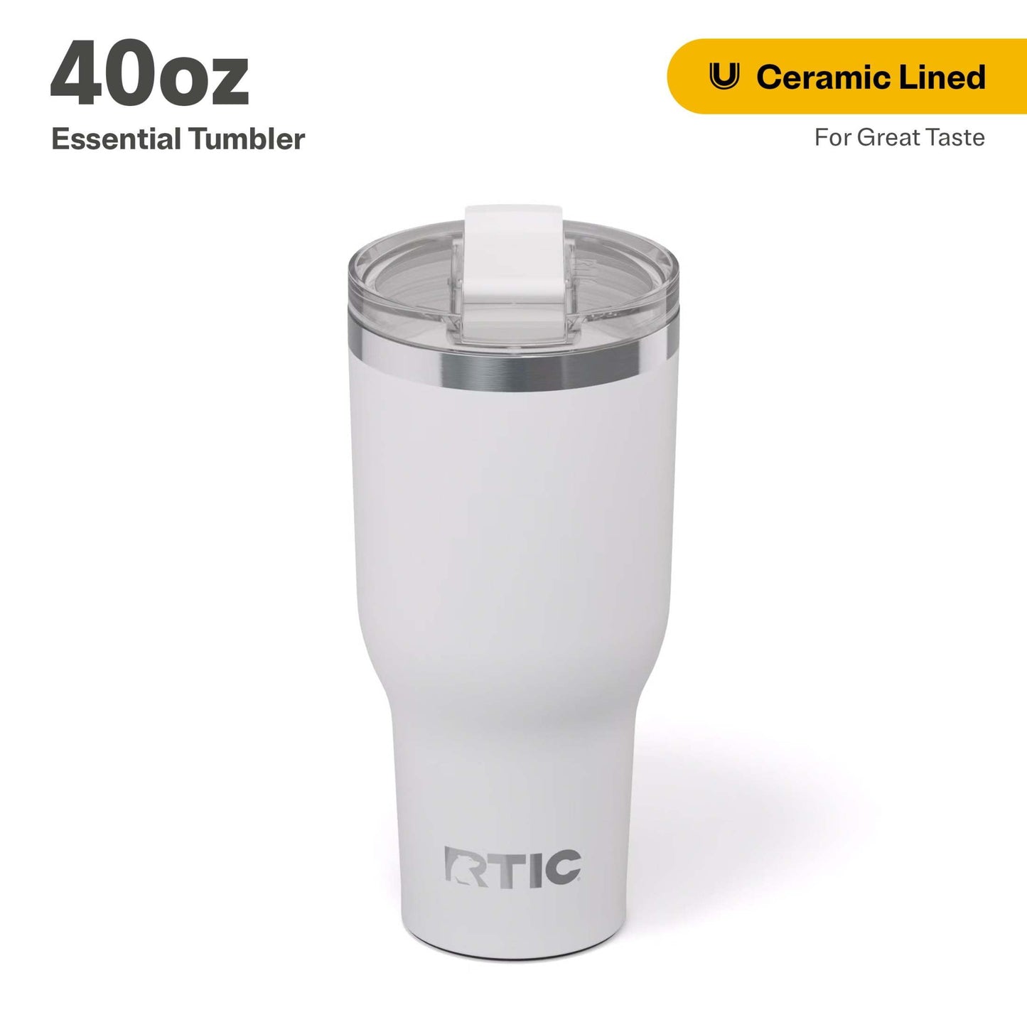 RTIC 40 oz Ceramic Lined Insulated - Lighted Tumbler