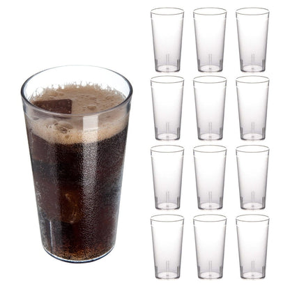 RUseeN 12 Piece Unbreakable Plastic Tumblers - Lighted Tumbler
