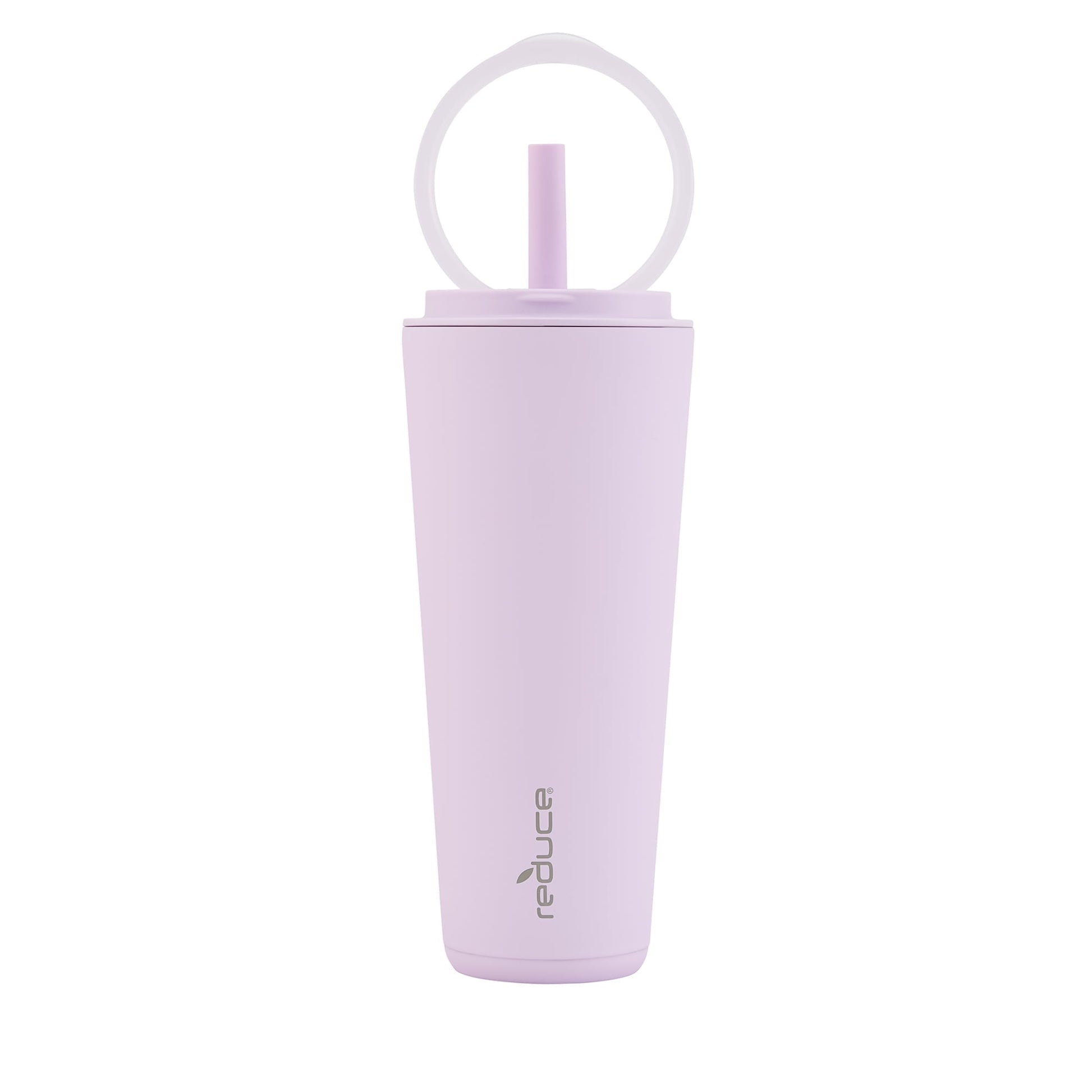 Reduce Halo Tumbler with Spill-Proof Straw & Handle – Lilac, 32 oz
