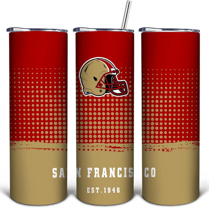 Kansas City 40 OZ Football Tumbler - Lighted Tumbler