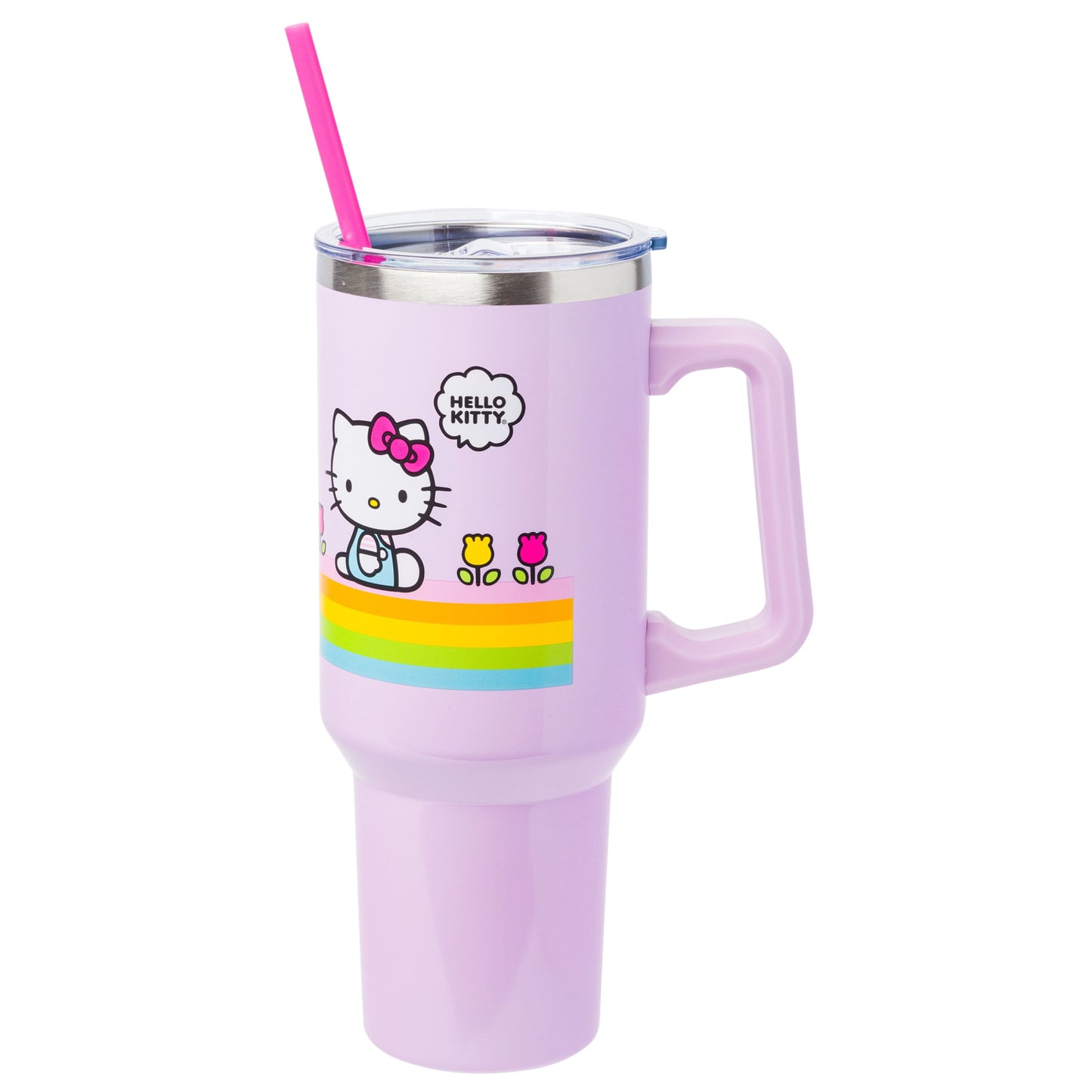 Silver Buffalo Sanrio Hello Kitty Waving - Lighted Tumbler