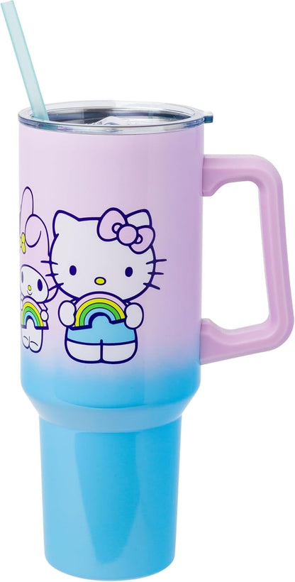 Silver Buffalo Sanrio Hello Kitty Waving - Lighted Tumbler