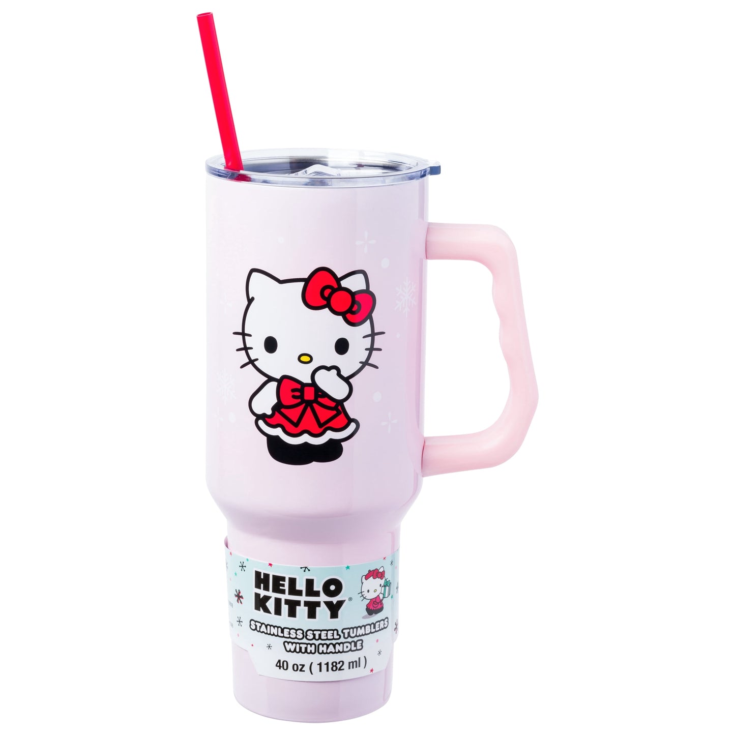 Silver Buffalo Sanrio Hello Kitty Waving - Lighted Tumbler