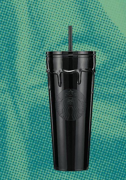 Starbucks Halloween Black Slime Venti Obsidian Ooze Cup (24 oz)Tumbler