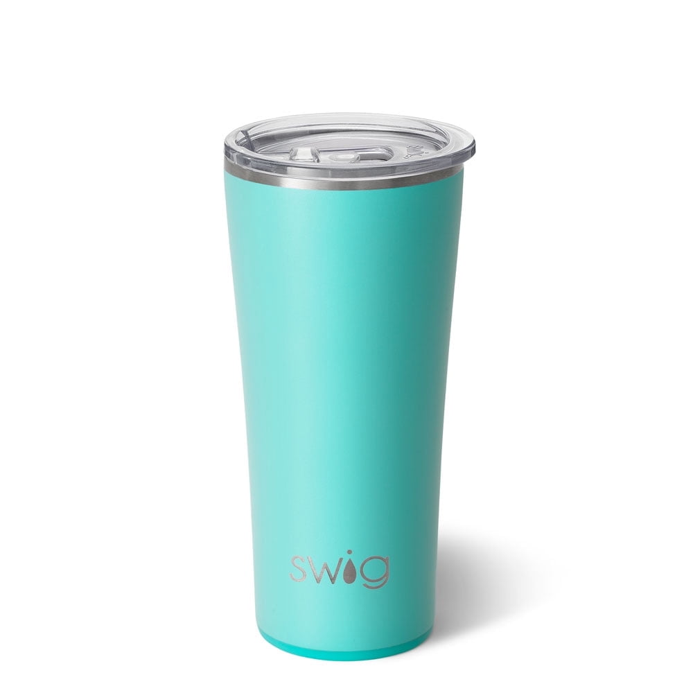 Swig Life 22oz Tumbler | Insulated Stainless Steel Travel Tumbler | Aqua