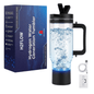 H2FLOW Hydrogen Water Tumbler | 3000 PPB Molecular H2 | Titanium/Platinum Electrodes | Leakproof Large Hydrogen Bottle 1000 mL