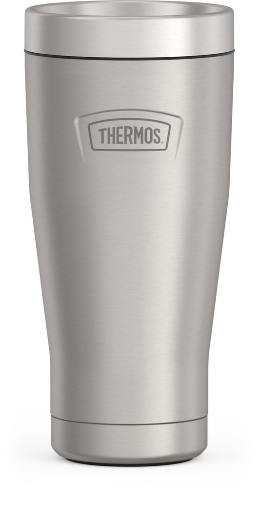Thermos ICON Series Insulated Tumbler, 16oz, Hot 6 Hrs/Cold 12 Hrs, Dura-Seal Lid, Matte Stainless