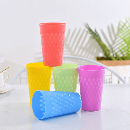 Tumblers Reusable Drinking Cups, Set of 12 Unbreakable BPA Free Dishwasher Safe for Kids Adults Home Party Cups Indoor Outdoor Use, 4 Assorted Colors