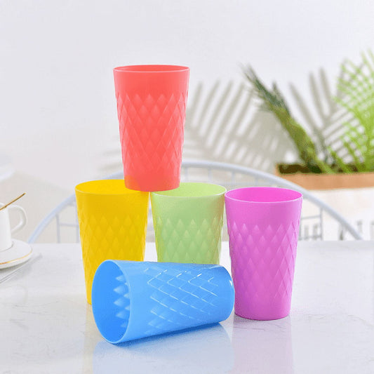 Tumblers Reusable Drinking Cups, Set of 12 Unbreakable BPA Free Dishwasher Safe for Kids Adults Home Party Cups Indoor Outdoor Use, 4 Assorted Colors
