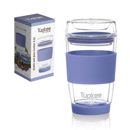 Tupkee Double Wall Glass Tumbler - 8-Ounce - Lighted Tumbler