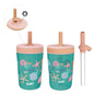 Zak Designs 12oz and 15oz Kelso Straw Tumbler Set - Lighted Tumbler