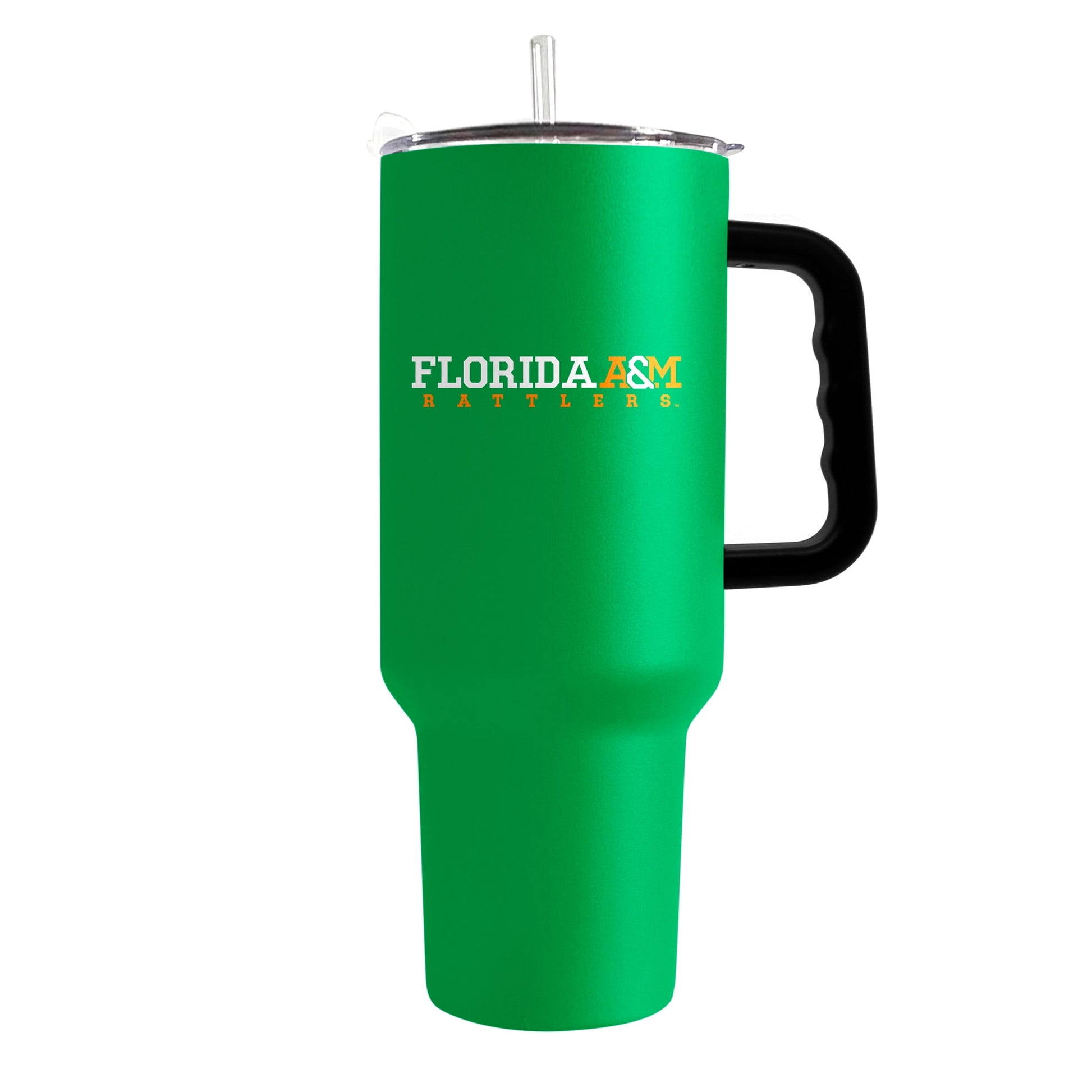 Florida A&M Rattlers 40oz. Flipside Powder Coat Tumbler with Handle