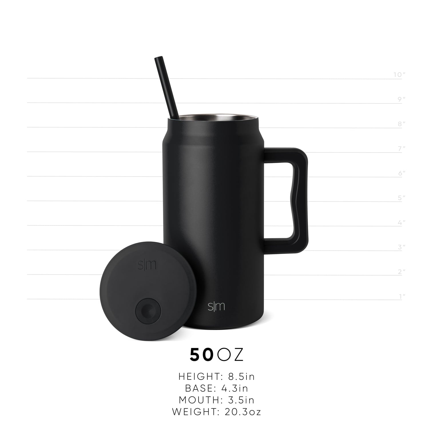 Simple Modern 50 fl oz Insulated Stainless Steel Trek Tumbler with Straw Lid | Almond Birch