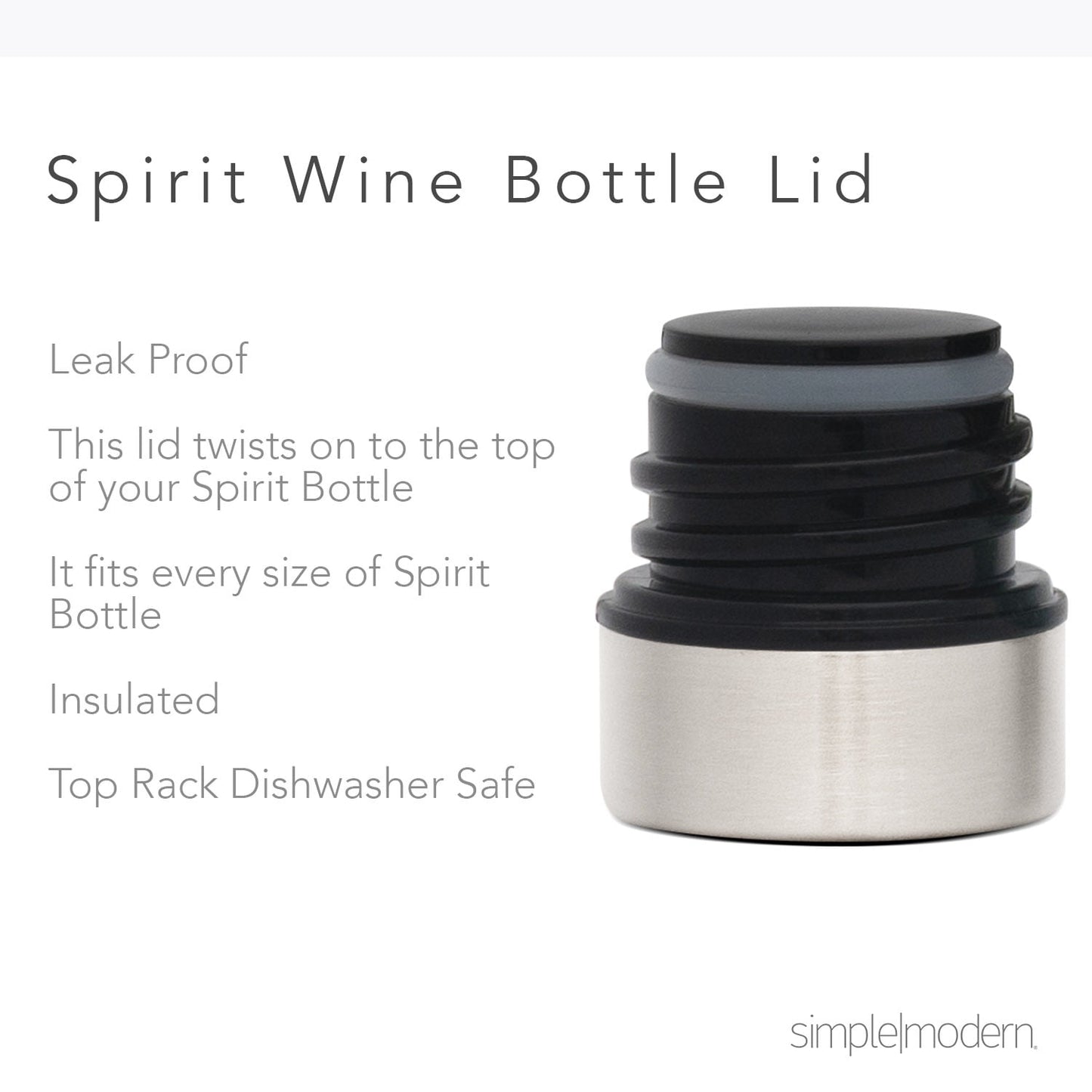 Simple Modern Spirit Wine Bundle - 2 12oz. Wine Tumbler Glasses with Lids & 1 Wine Bottle - Vacuum Insulated 18/8 Stainless Steel Ombre: Sorbet