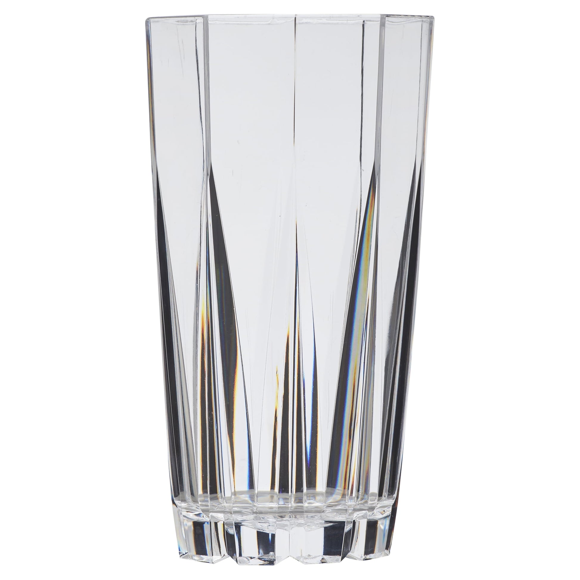 Creativeware 24-Ounce Clear Stackable Tumblers, Set of 12 Drinkware