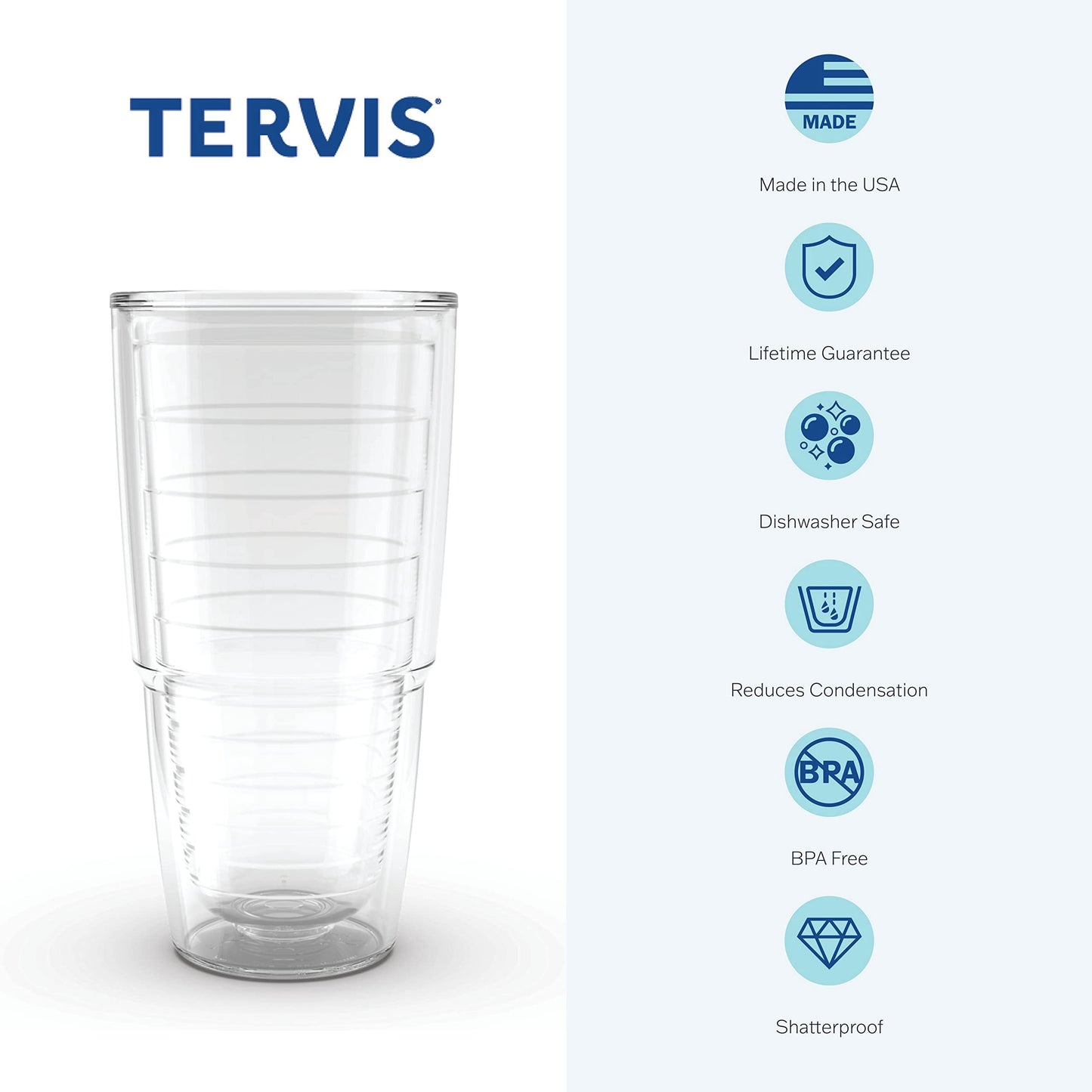 Tervis Disney - Cinderella - 70th Anniversary Made in USA Double Walled Insulated Travel Tumbler, Classic 24oz