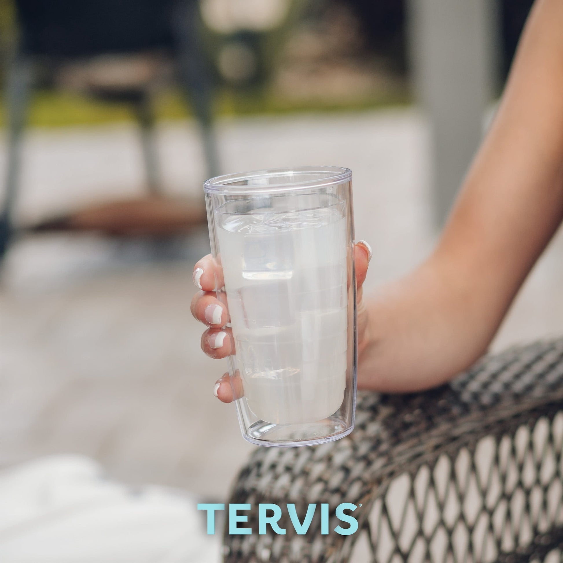 Tervis  Clear & Colorful Tabletop Made in USA Double Walled  Insulated Tumbler Travel Cup Keeps Drinks Cold & Hot, 16oz - 4pk, Citrus Sunrise