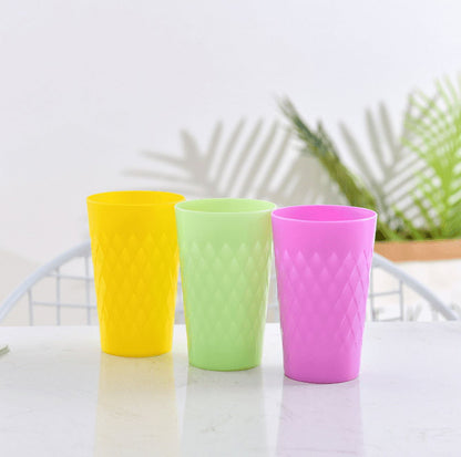 Tumblers Reusable Drinking Cups, Set of 12 Unbreakable BPA Free Dishwasher Safe for Kids Adults Home Party Cups Indoor Outdoor Use, 4 Assorted Colors