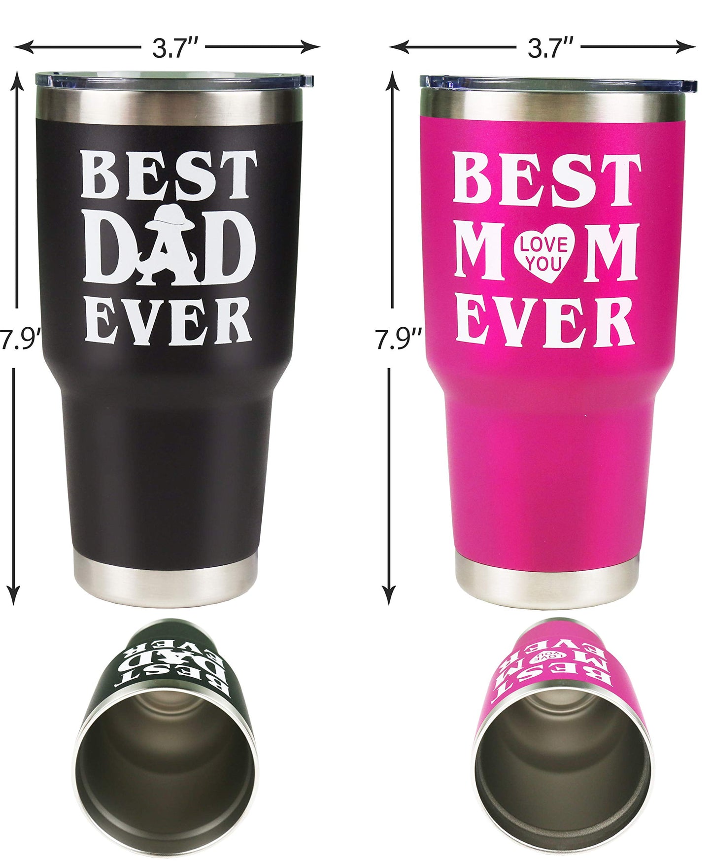 Meant2Tobe | Mom And Dad Tumbler Setmom And Dad Tumblergifts For Mom And Dad