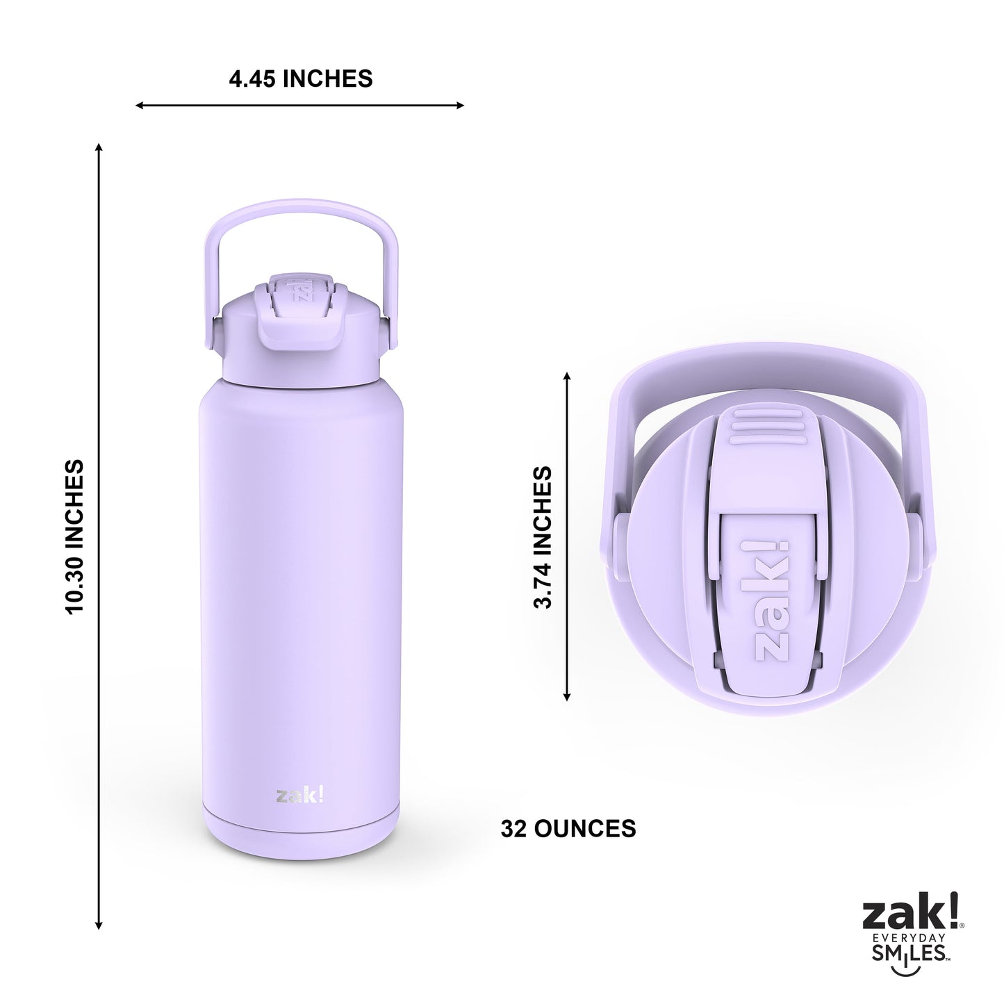 Zak! Liberty Stainless Steel Double Wall Insulated Tumbler 32 oz. Lavender (2598-X030)