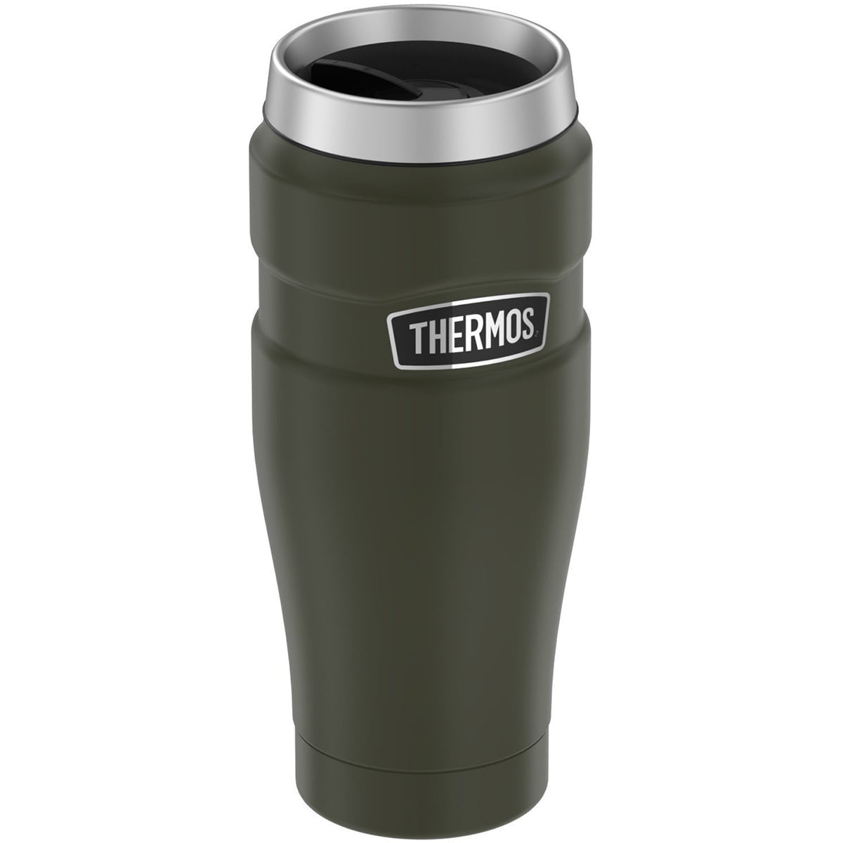Thermos Stainless King Vacuum Insulated Stainless Steel Tumbler, 16oz, Matte Army Green
