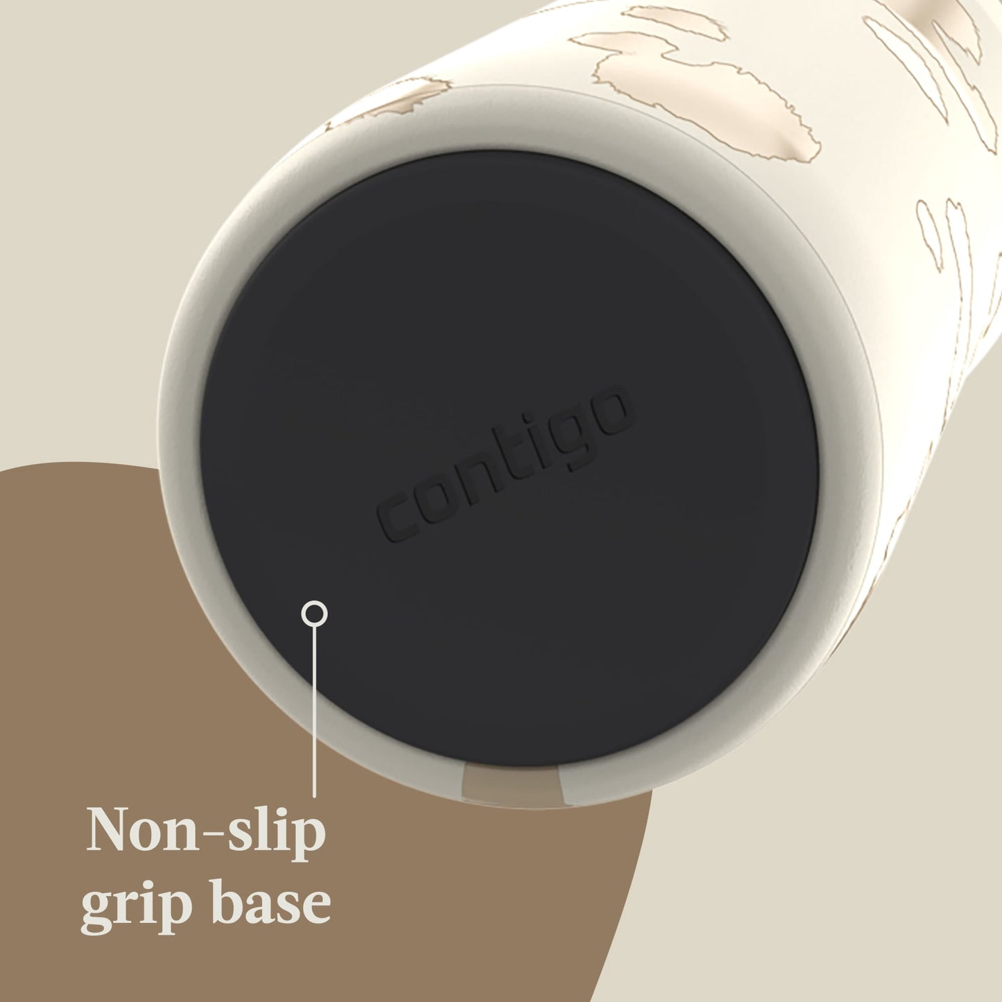 Contigo Streeterville 2.0 Insulated Stainless Steel Tumbler with Straw, 24oz, Oatmilk